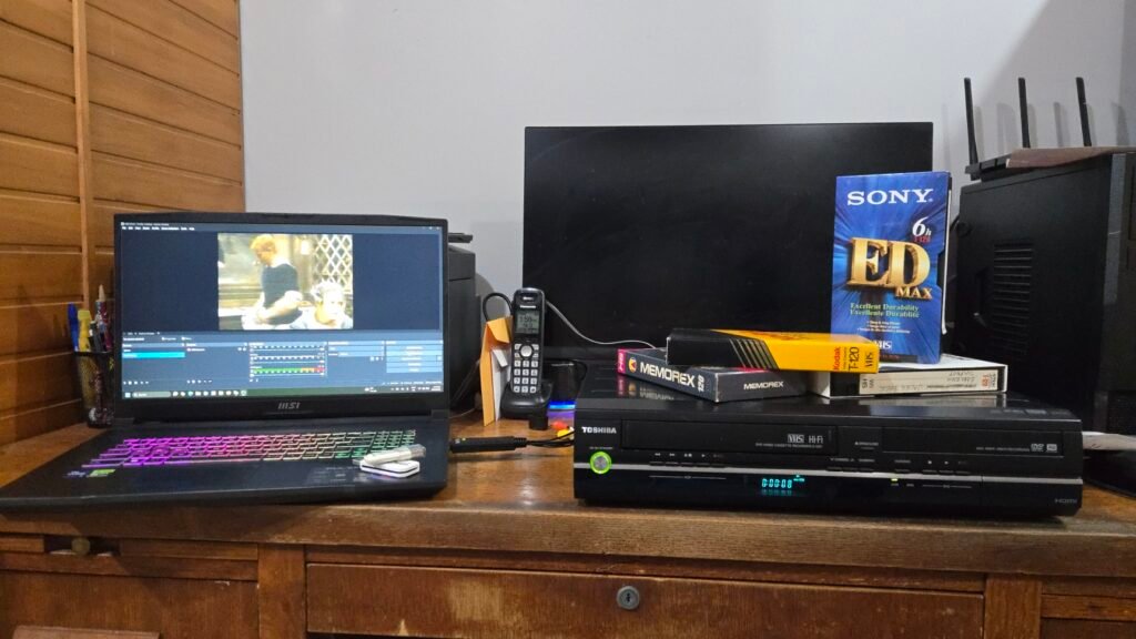 Our VHS digitizing at work!